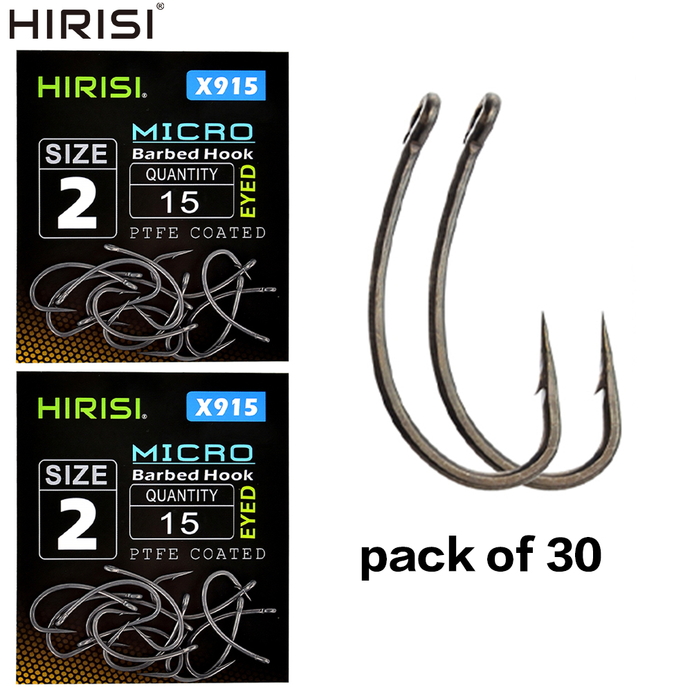 Hirisi 30x Carp Fishing Hooks  - Fishing Hook Offset 评论和价格