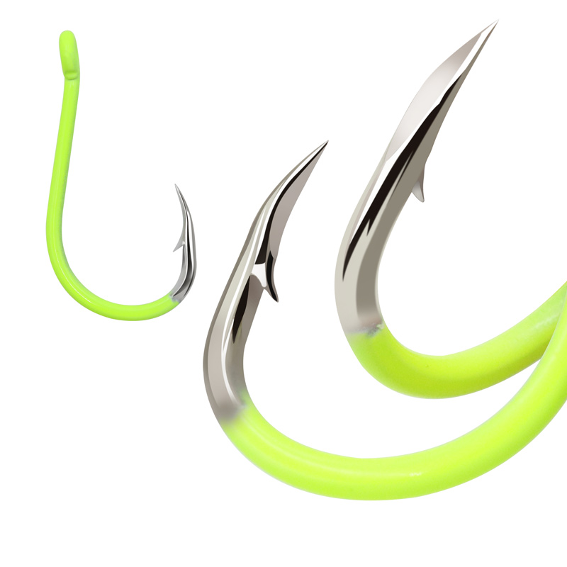 ZYZHE 25/50pcs Fluorescent Yel - Fishing Hook Offset 评论和价格