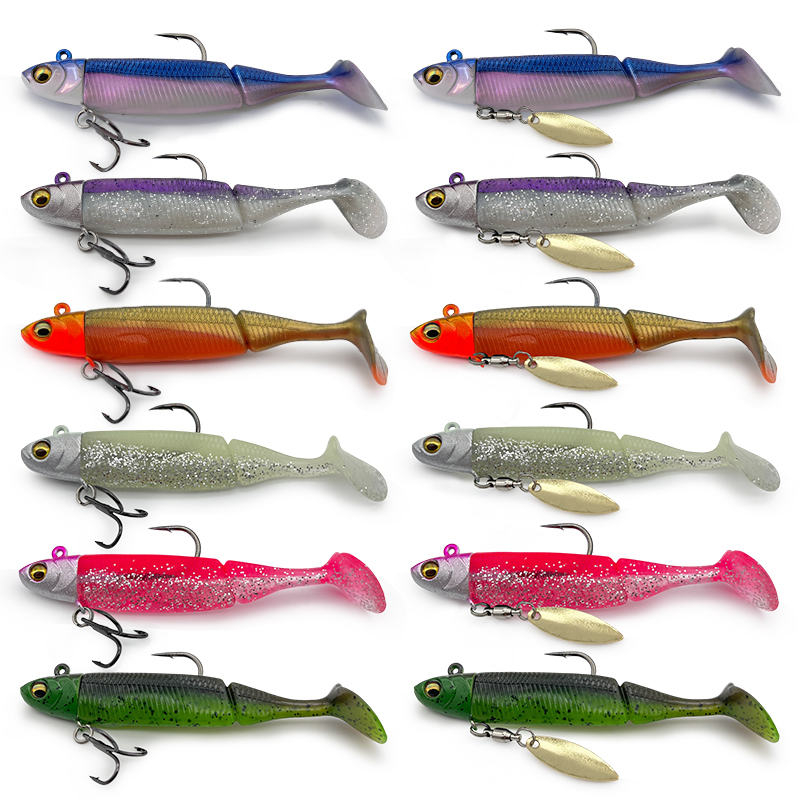 6Pcs Lead-Coated Fishing Lures - Fishing Hook Treble 评论和价格