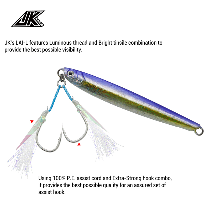 JK LAI-L Shore Jigging Light A - Fishing Hook Assortment 评论和价格