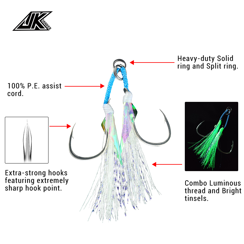 JK LAI-L Shore Jigging Light A - Fishing Hook Assortment 评论和价格