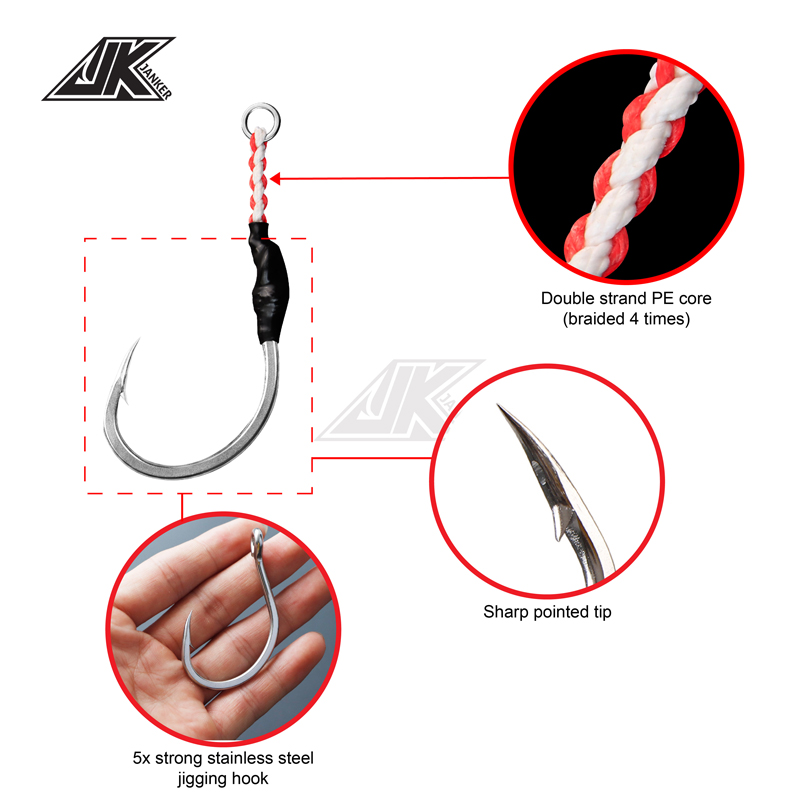 JK HVS Heavy Power Assist 7/0~ - Fishing Hook Assortment 评论和价格
