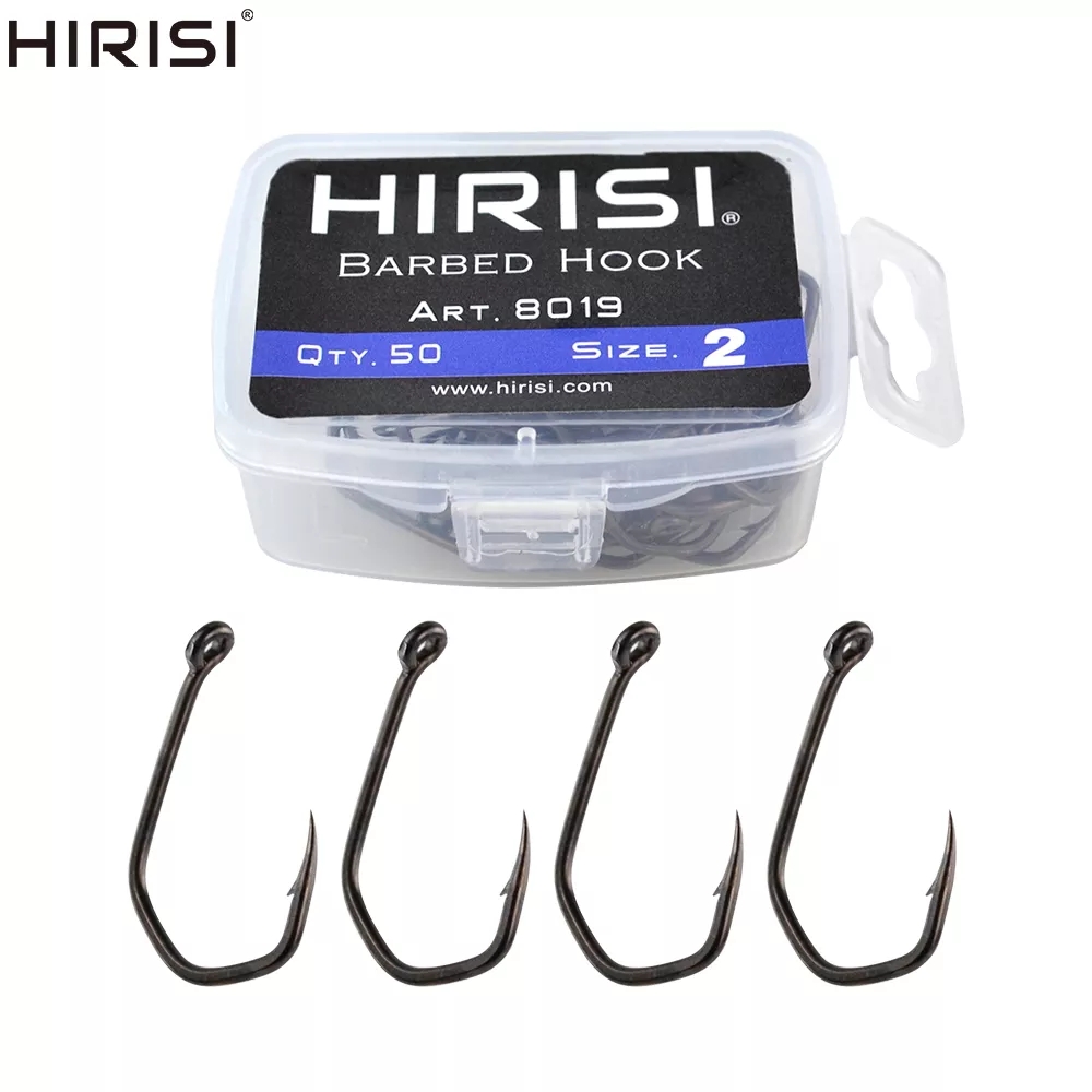 50pcs Carp Fishing Hooks Barbe - Fishing Hook Offset 评论和价格