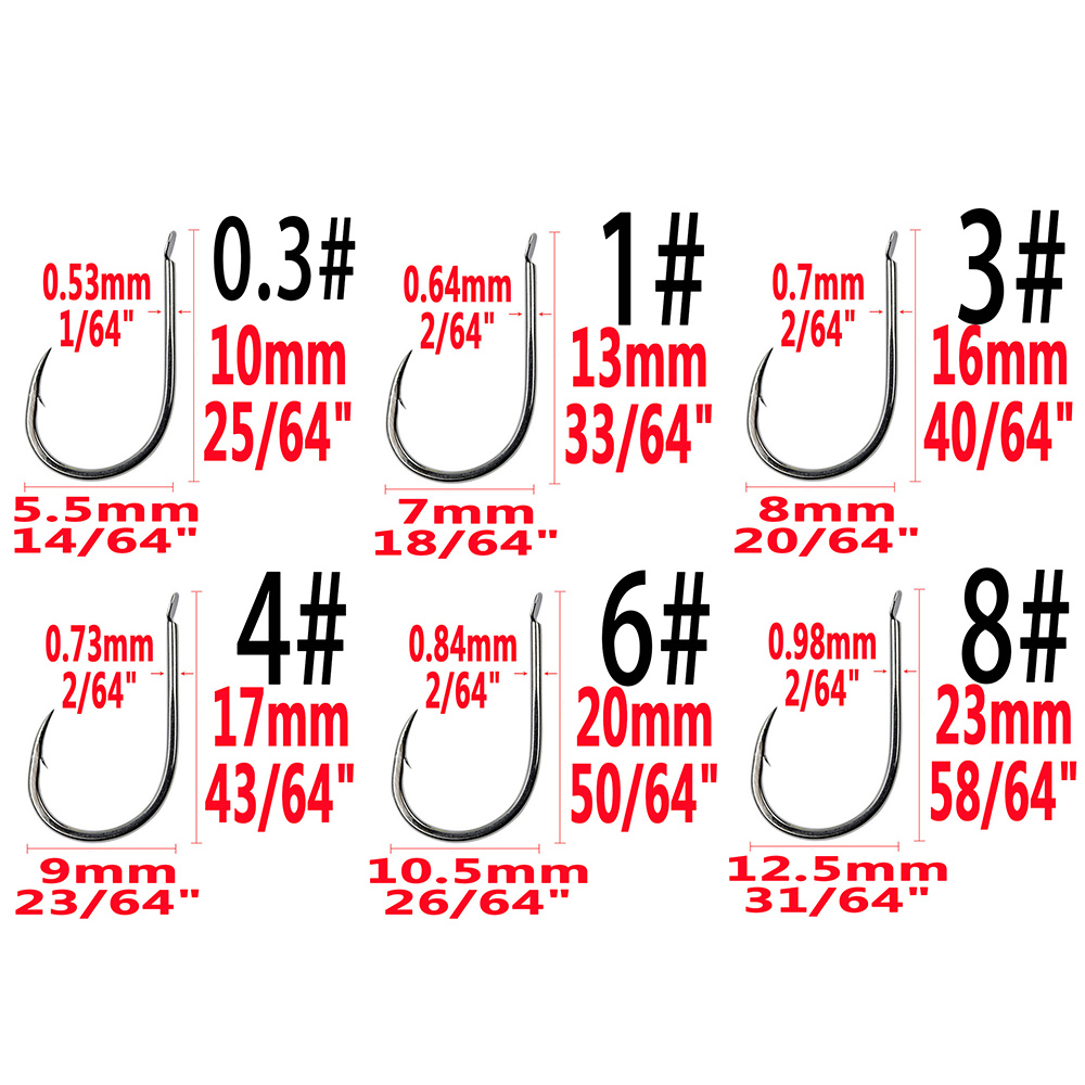 240pcs/box Barbed Fishing Hook - Fishing Hook Offset 评论和价格