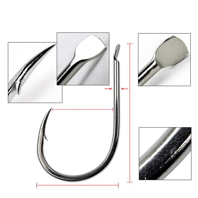 240pcs/box Barbed Fishing Hook - Fishing Hook Offset 评论和价格